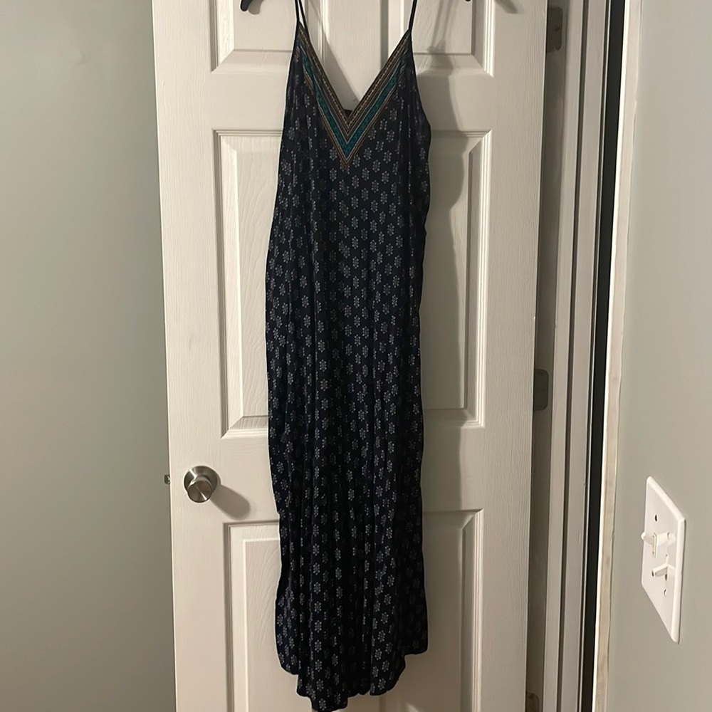 Patterned pant romper